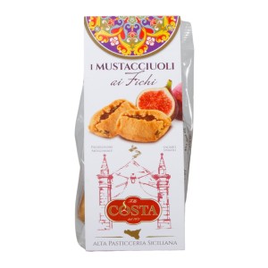 Costa Dolci- Włoskie Kruche Ciastka z Nadzieniem Figowym 120g 