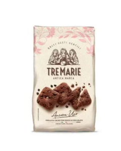 Tre Marie Frolla al Cacao con Gocce di Cioccolato – włoskie ciasteczka kakaowe z kawałkami czekolady 315 g