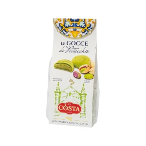 Le Gocce Costa Dolci- kruche ciasteczka z nadzieniem pistacjowym 100g