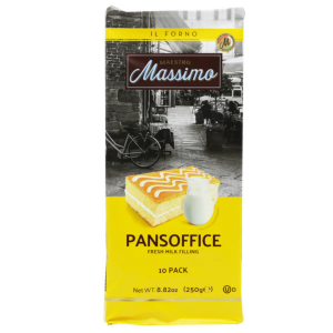 Pansoffice - przekąska z nadzieniem ze świeżego mleka 250g